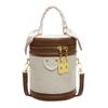Hot-selling versatile high-end Korean version temperament portable bucket bag niche cute embossed women's messenger bag