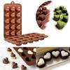 Silicone Romantics 15 Heart-shaped Mini Cake Mold For Chocolate Desserts Pudding Baking Cakes Decorating Tool Molds Pan
