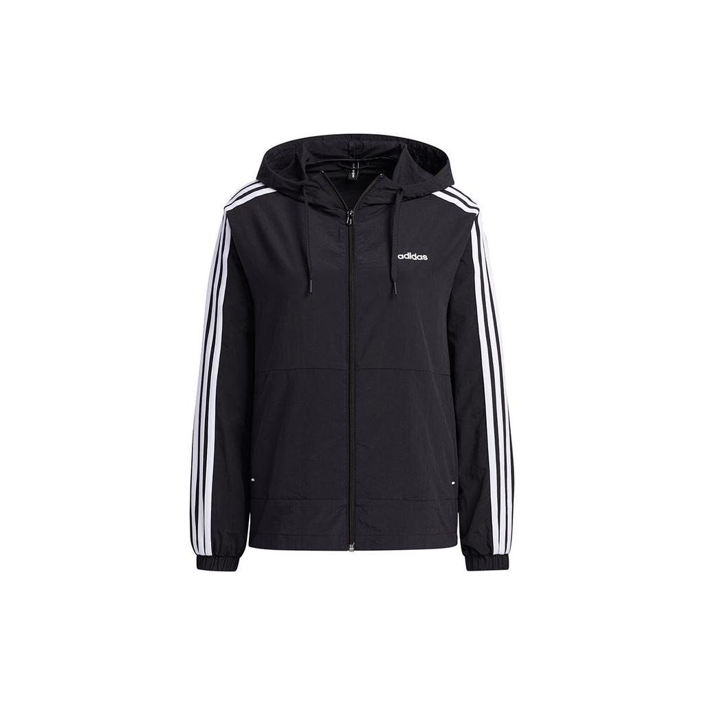 Adidas Neo Loose Fit Sports Hoodie Jacket Women Jacket Black