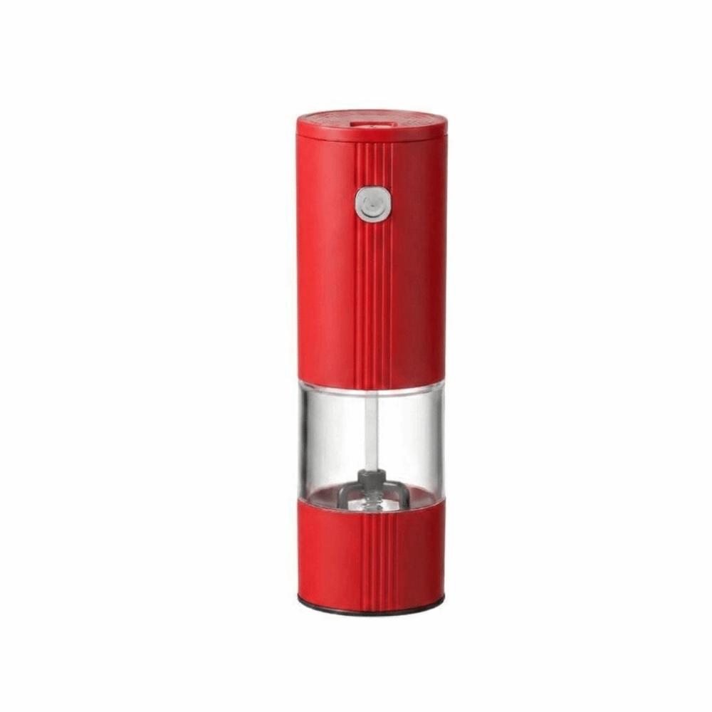 Large Capacity Pepper Grinder Adjustable Coarseness Auto Spices Grinder Spice Grinder Home Cooking красный