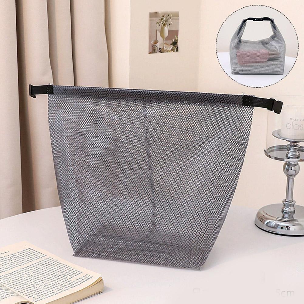 Portable Handle Storage Bags Large Opening Waterproof Toiletry Bag Makeup Organizer Pouch for Travel Fitness Swimming Outdoor