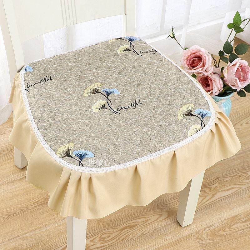 

Нескользящие подушки для стула. Подушки для домашнего стула. Печать в европейском стиле. Четыре сезона. Общее назначение. Пыленепроницаемость и легкость очистки. 45cm x 43cm