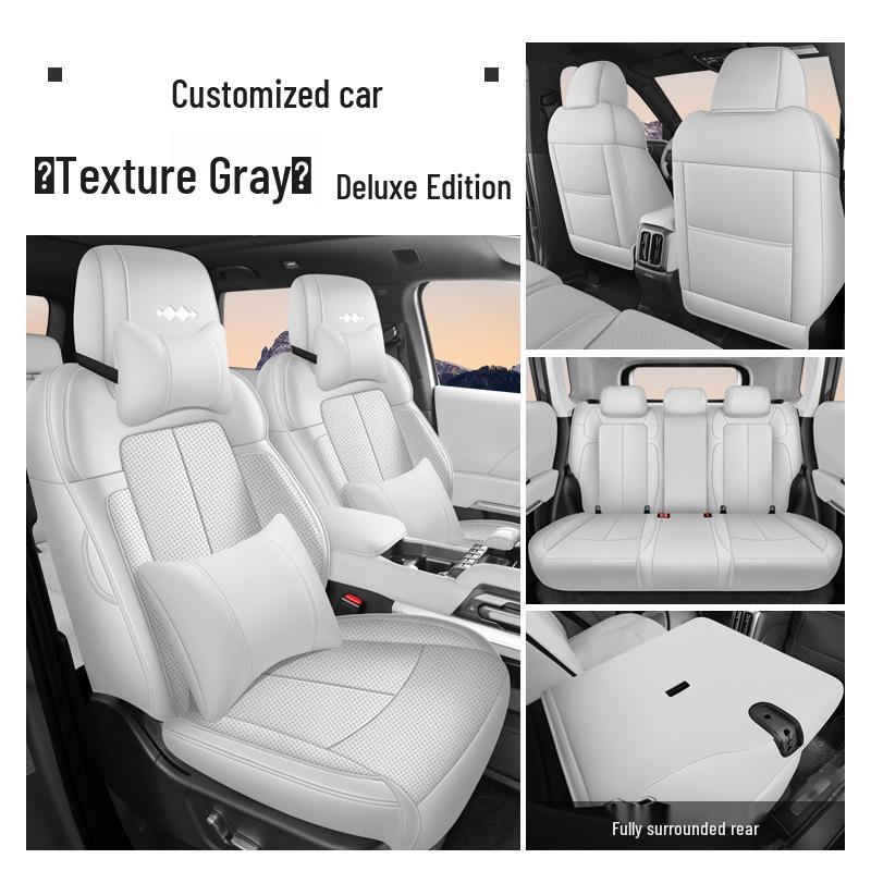 Equation Leopard Titanium 3 Breathable Four Seasons Suede Seat Cover - Universal Full Coverage Cushion
