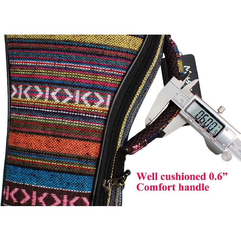 MUSIC FIRST 26" Tenor Country Style Ukulele Bag Gig Bag Case Cover Version 3.0