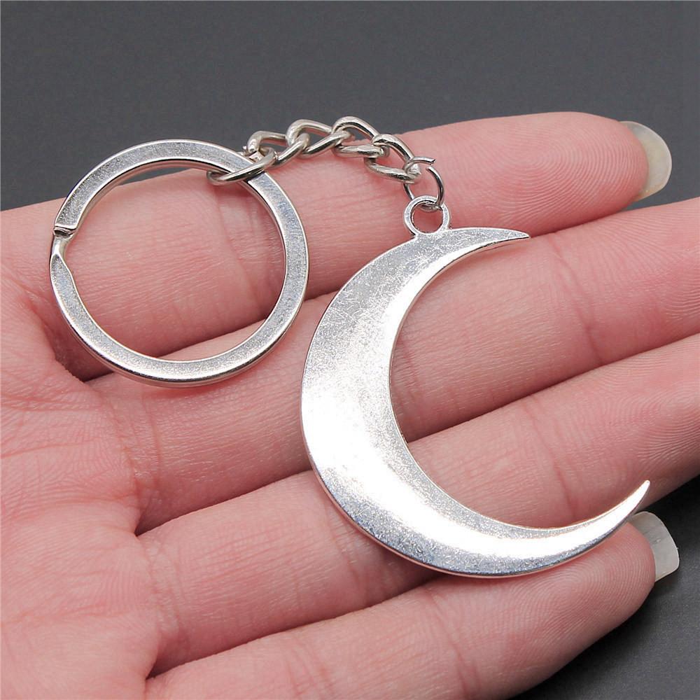 Star Moon Pentagram Key Ring Boys Jewelry New Year's Day Romantic Clearance Sale Items