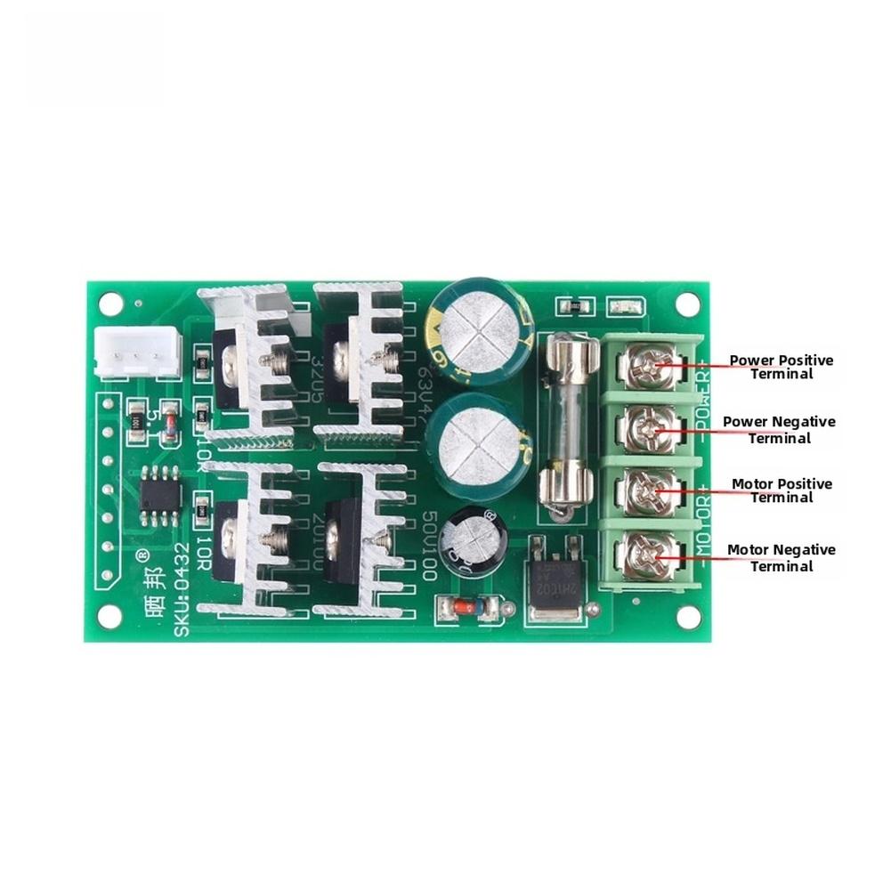 For PWM DC Motor Speed Controller Module 12V 24V 48V 60V PLC Analog 0-5V 30A For Industrial Control Systems