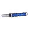 1/2in Shank Flush Trim Spiral Router Bit Tungsten Steel Alloy Double Bearing Router Bit 3/4in Cut Di
