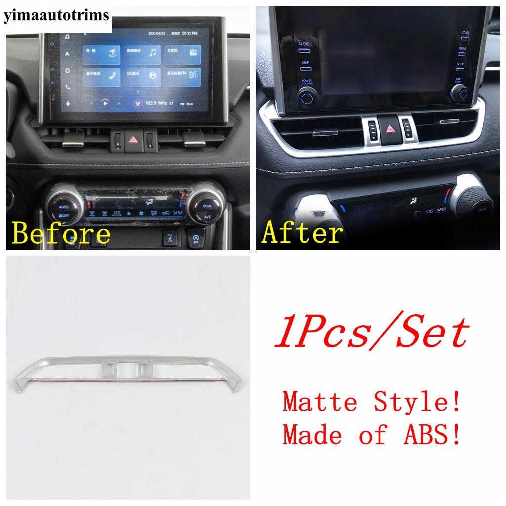 

Central Control Middle Air AC Conditioning Outlet Warning Light Lamp Cover Trim ABS Accessories For TOYOTA RAV4 XA50 - 2024 Matte Style