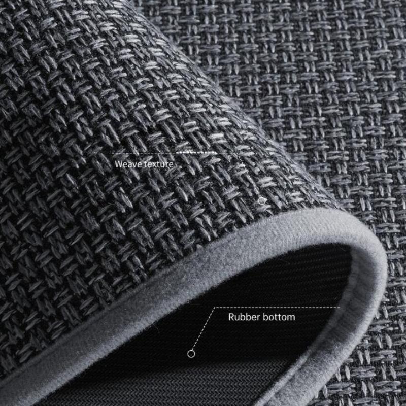 Heavy Duty Woven Doormat with Rubber Backing, Non Slip Dirt Trapper Entryway Floor Carpet Indoor Outdoor Front Door Rug