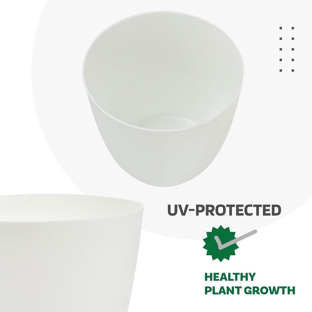 Pack of 12 Flower Pot | Flower Pot for Living Room-Office | Flower Planters for Home-Office-Lawns & Garden Decor