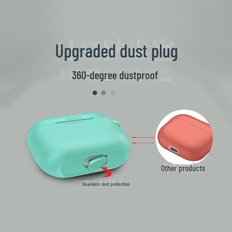 Protective Silicone Case for Apple AirPods Pro 2 (3rd Gen) Wireless Earbuds