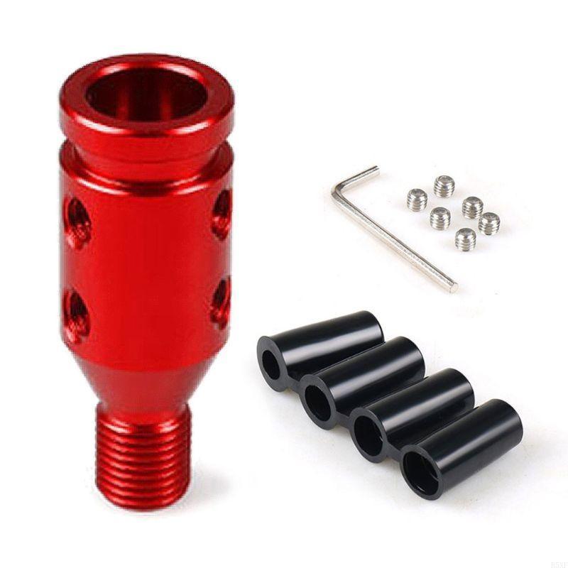2025 New Universal Car Manual Gear Shift Knob Adapter Alloy Shift Knob Adapter M12x1.25 Threaded Shifter with Wrench Screws