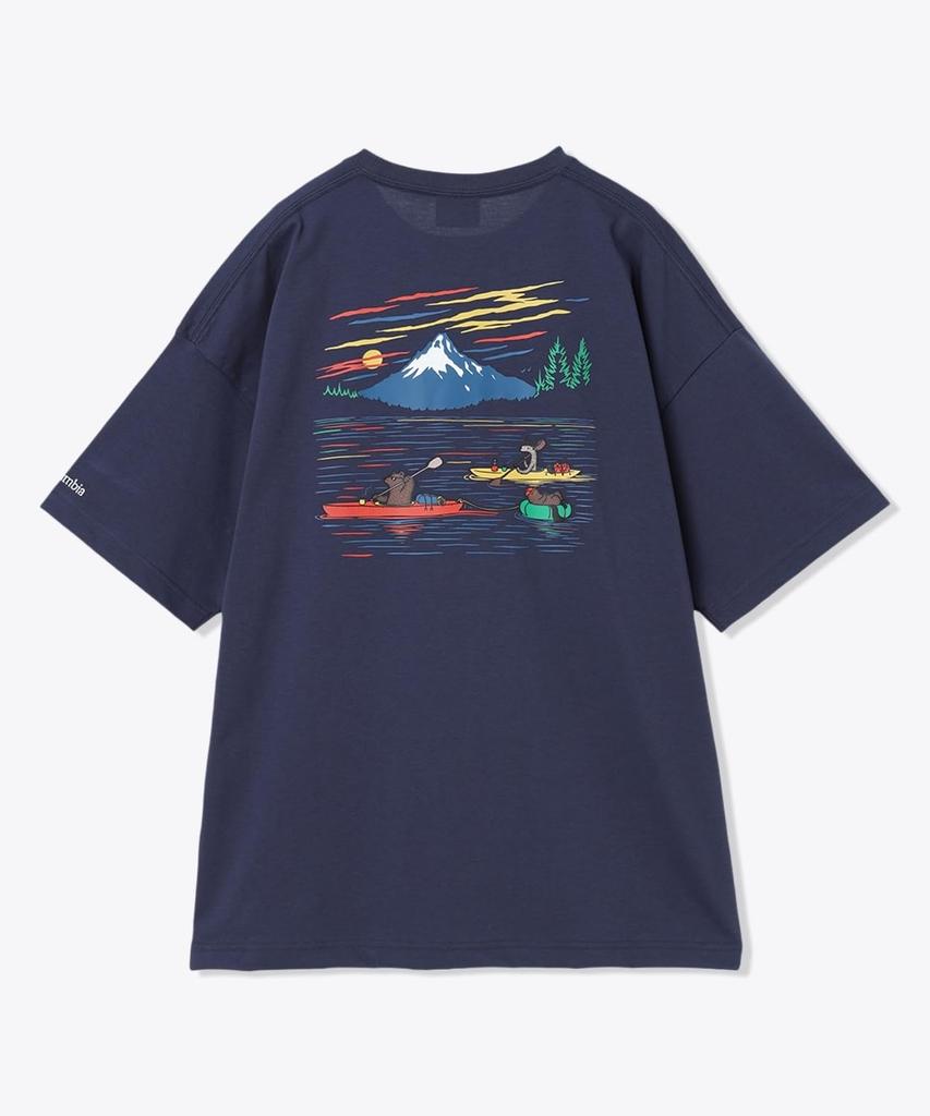 Lake to Avenue Graphic Short Sleeve PG2040 Nocturnal River Size S [Columbia] T-Shirt