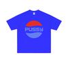 2025 Summer Funny Pussy Meme Graphic Unisex Women Casual Loose Tshirt Unisex High Quality Soft 100 Pure Cotton Printed Tshirt