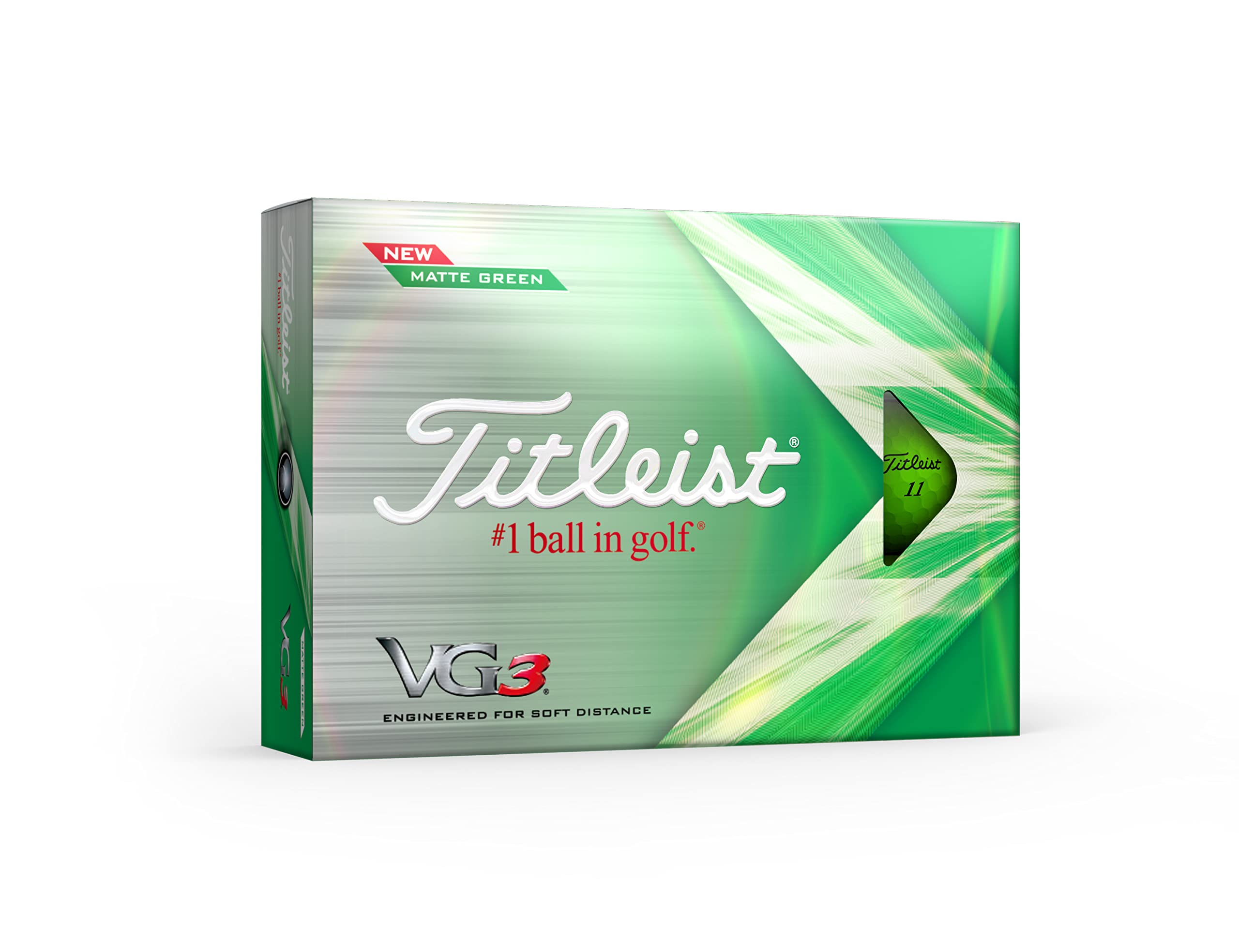 

Titleist 22VG3 Golf Balls, Unisex, Matte Green, T3427S