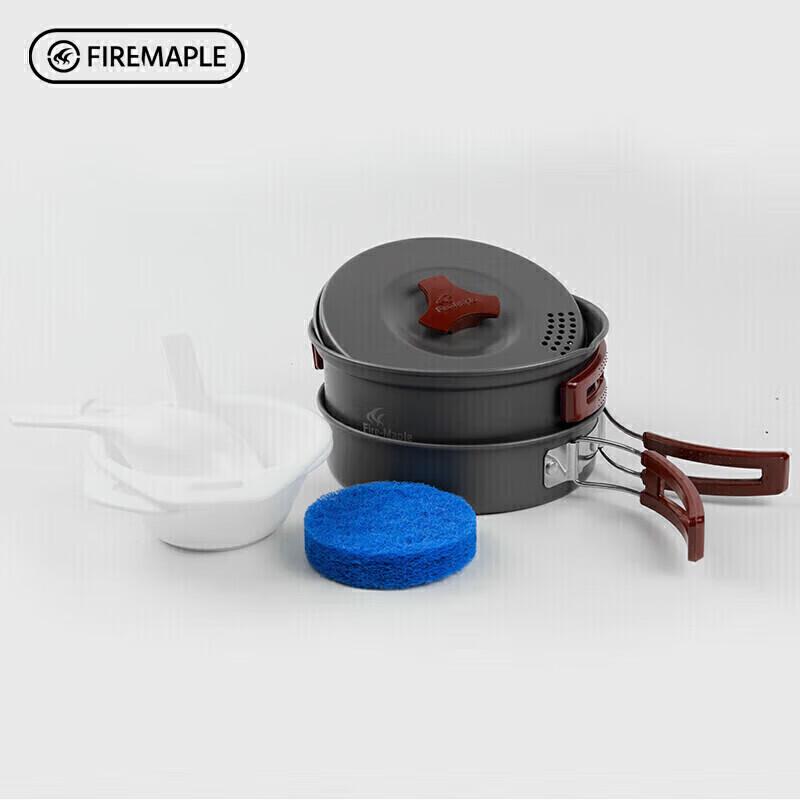 HDST203 Portable Cast Iron Camping Cookware Set