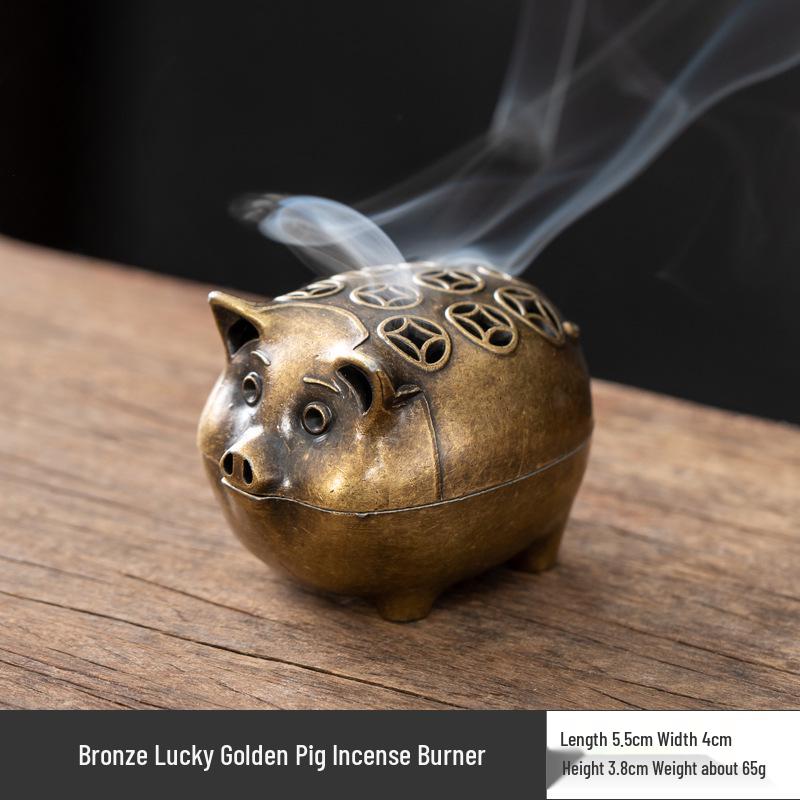 Creative Alloy Mini Indoor Incense Burner - Perfect for Homes, Hotels, and Small Decorative Spaces