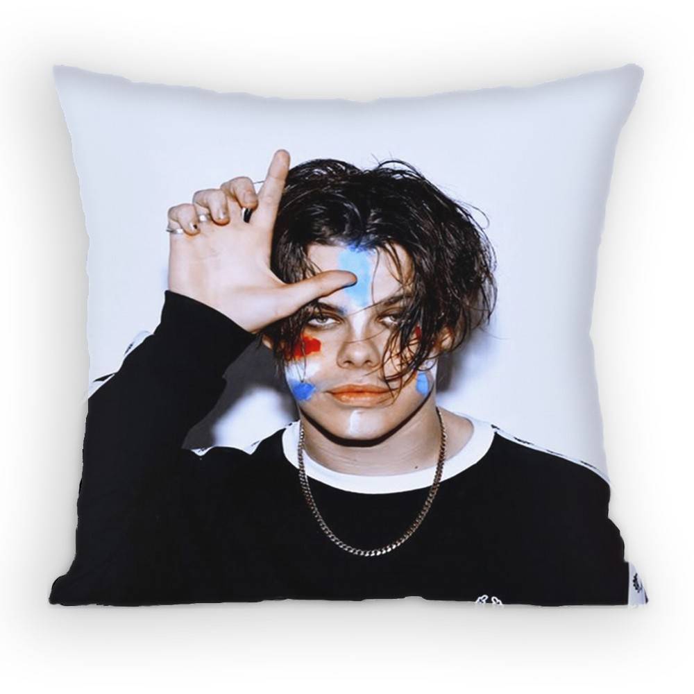 YYungbluds Singer YBB Pillow Case Sofa Living Room for Bedroom car Headboard Backrest Cushion Square Cushion Nap Time