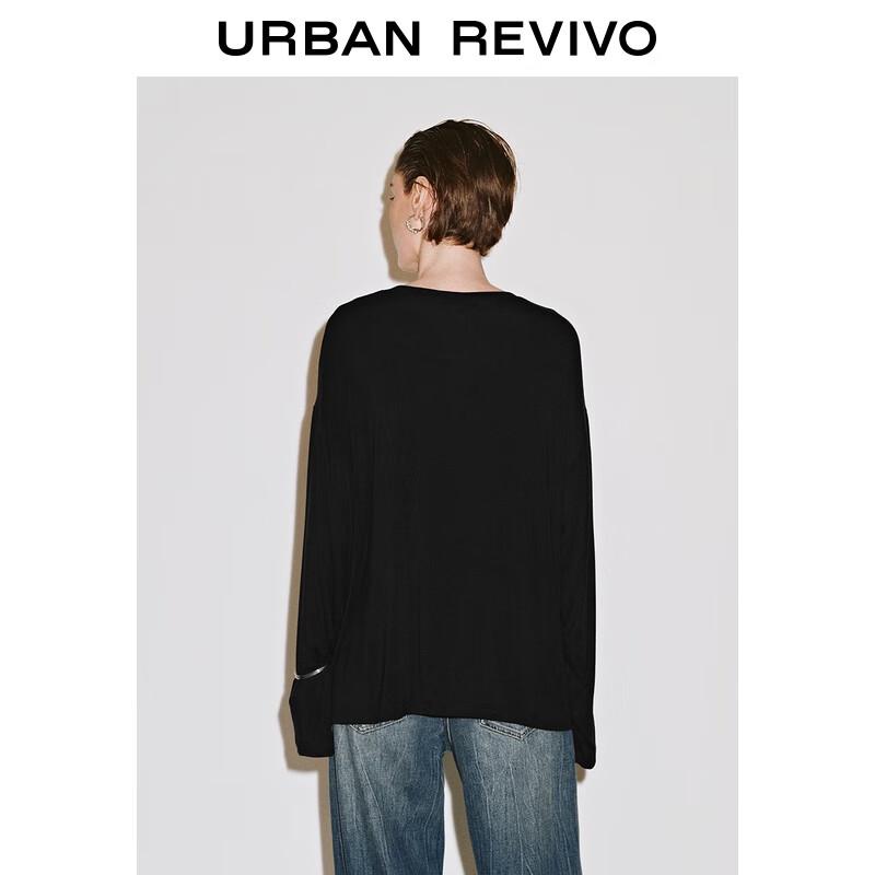 UR 2025 Autumn Women's Loose Fit Long Sleeve T-shirt