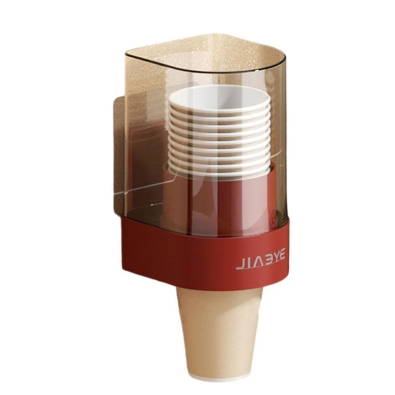 

Space Saving Sturdy Paper Cup Organizers Wall Mount Rack With Secure Storage For Multiple Cup Sizes S