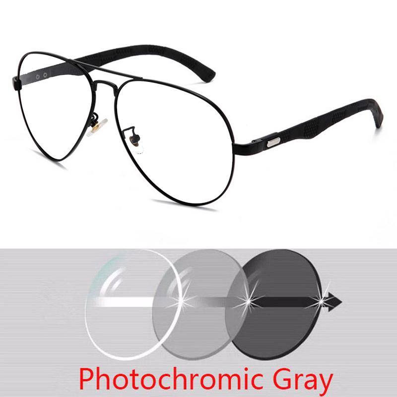 Double Girder Frame Cat Eyes Myopia Sunglasses UV Driving Eye Glasses Men Prescription Diopter Eyewear 0 -0.5 -0.75 To -6.0