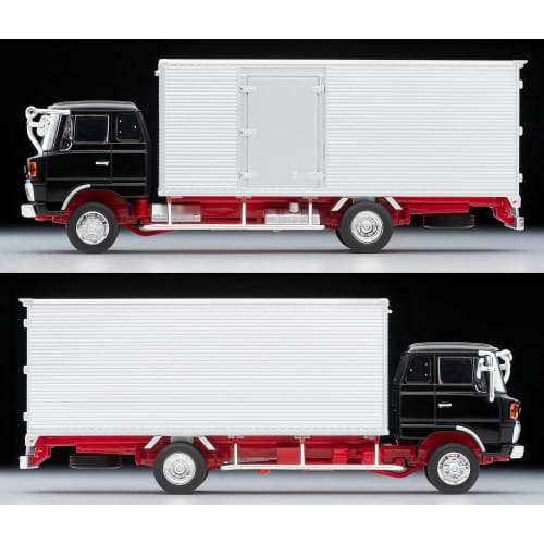 Tomytec Tomica Limited Vintage Neo 1/64 Scale LV-N243b Hino Ranger KL545 Panel Van (Black) - Finished