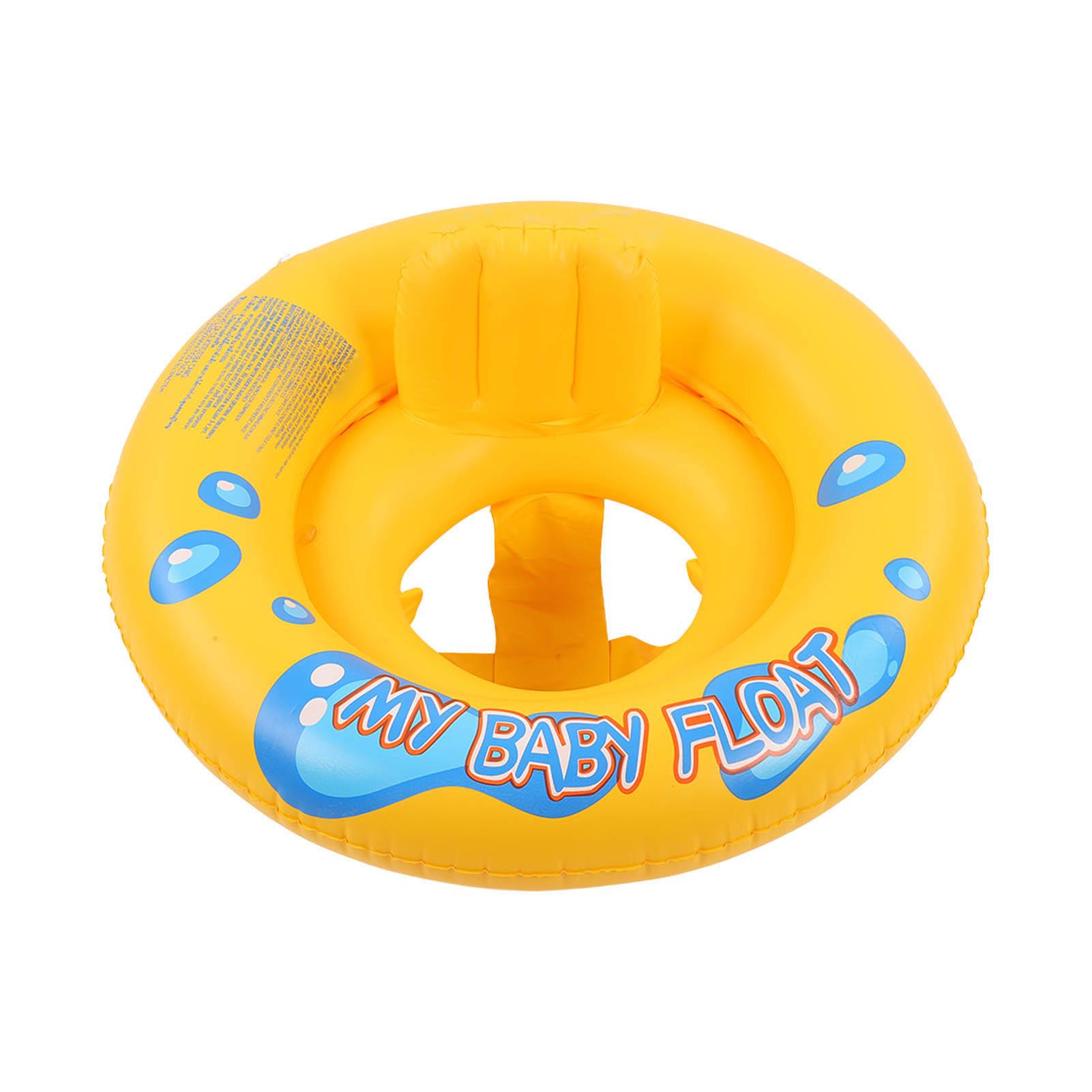

Baby Pool Swim Training Seat Float Inflatable with Safety Seat Double Air Chamber for Baby Toddlers Infant