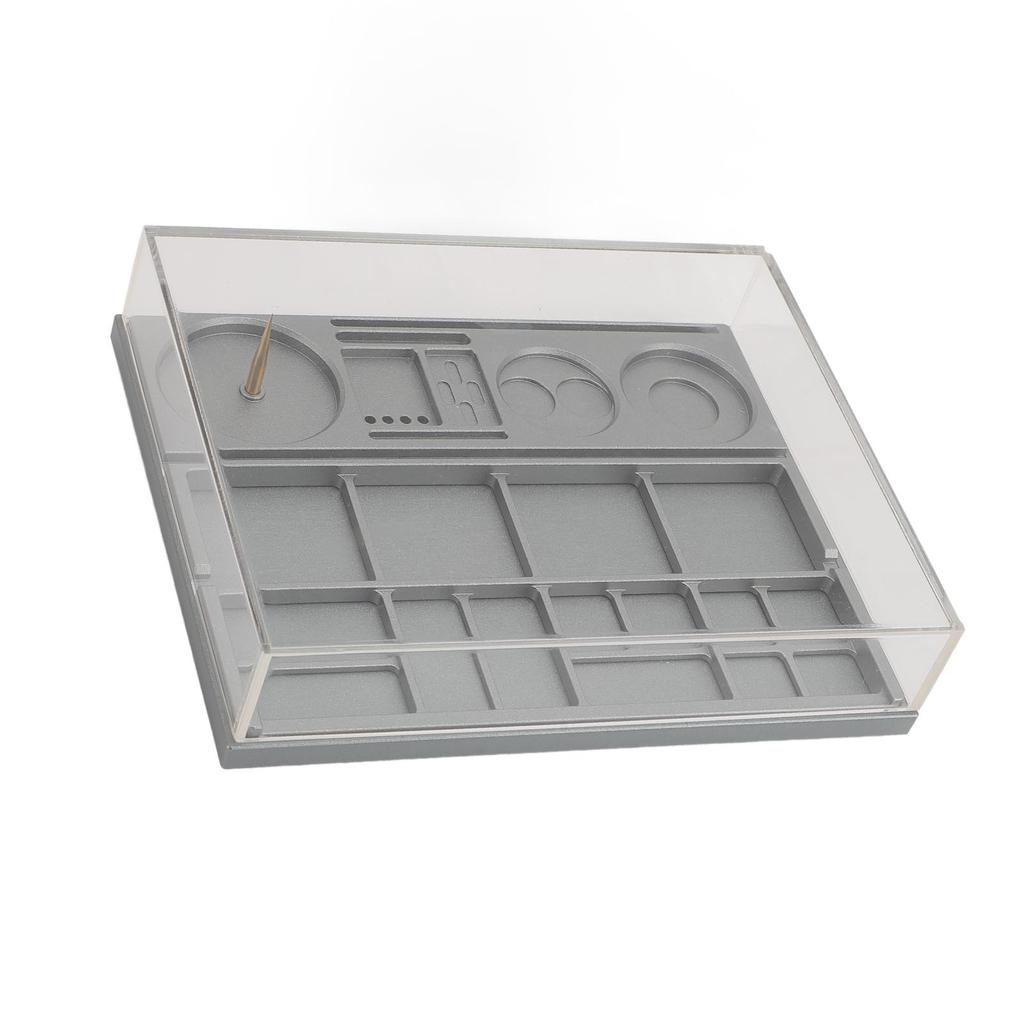 Uhrenteile Aufbewahrungsbox Schrauben Komponente Uhrwerk Aufbewahrung Uhrenteile Organizer Staubschutz Uhr