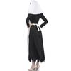 M-XL Halloween Horror Nun Costume, Vampire Nun, Cosplay Uniform, Masquerade Costume