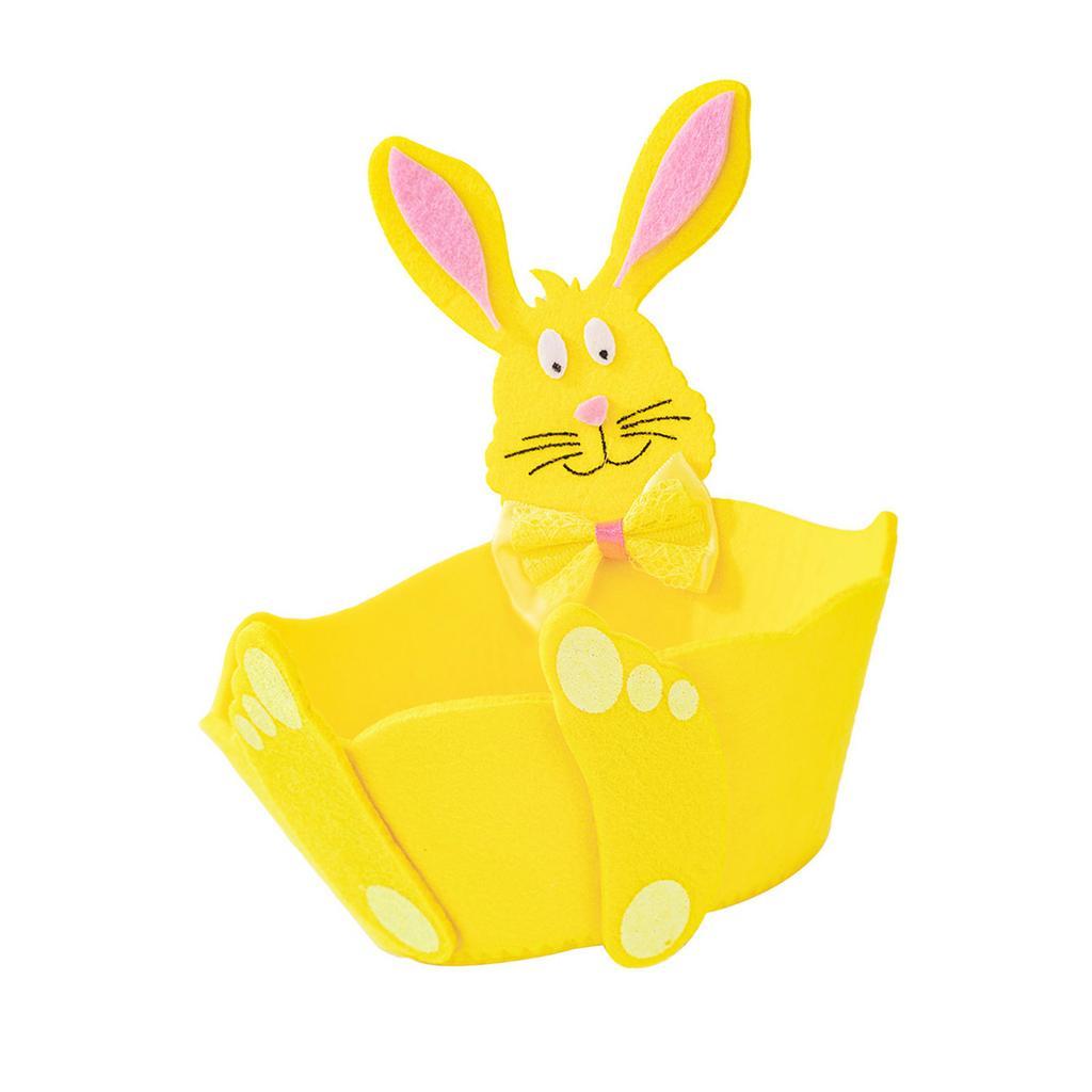 Osterhase Geschenkaufbewahrungshalter Praktischer Osterhasenförmiger Präsentationskorb für Party-Leckereien und Dekorationen