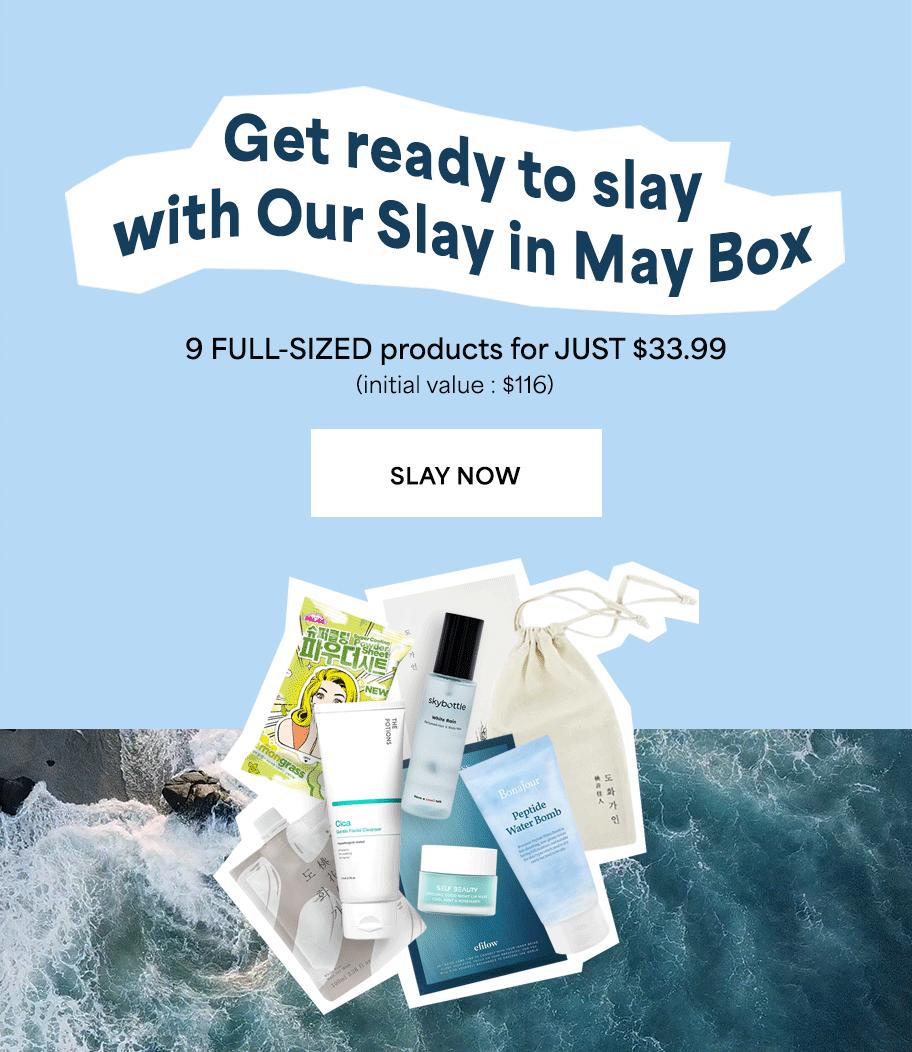 

[Coreelle] Slay in May Skincare K-beauty Box 9ea