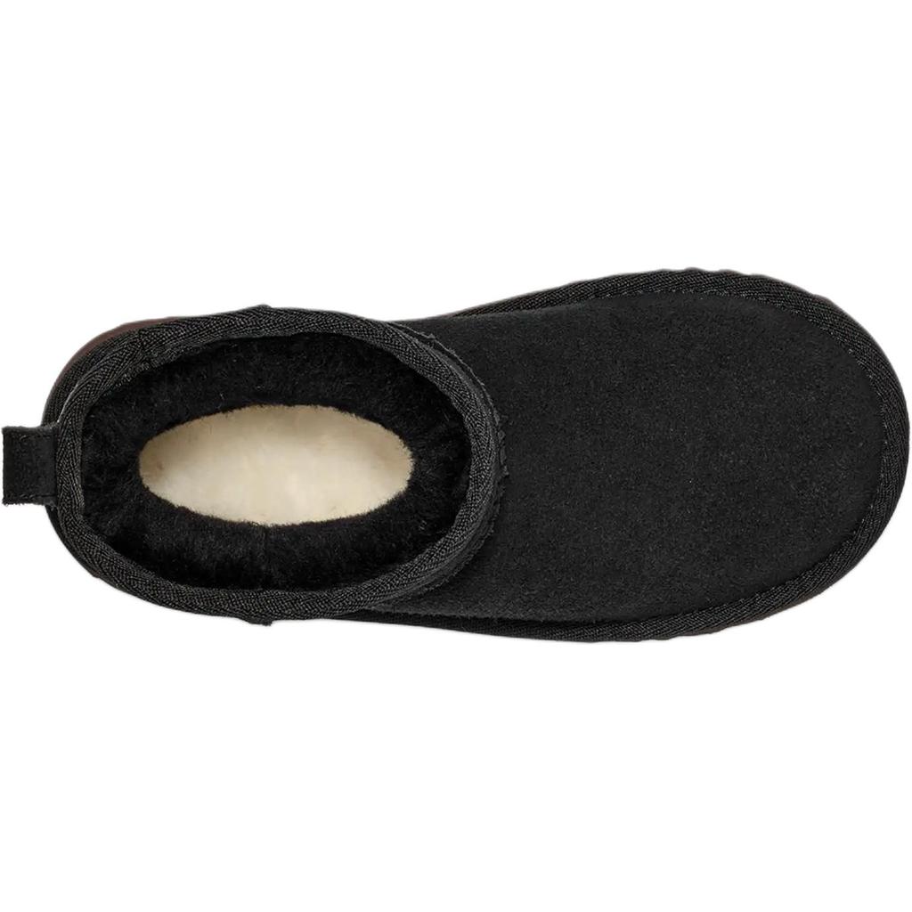 UGG Classic Ultra Mini Comfortable Versatile Anti-Kick Shock Absorbing Kids Boots Kids boots Black 1157732K-BLK