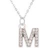 Mode Glanzende A-Z Letter Hanger Bedel Ketting 26 Initialen Alfabet Naam Sleutelbeen Ketting Feest Valentijnsdag Sieraden Cadeau