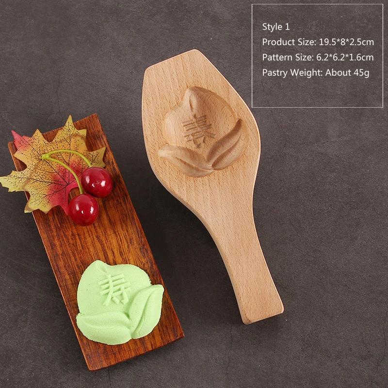 

Экологичная деревянная форма для торта и лунного пирога, форма для торта с животными, цветами, многосекционная, для изготовления трехмерного мороженого и выпечки