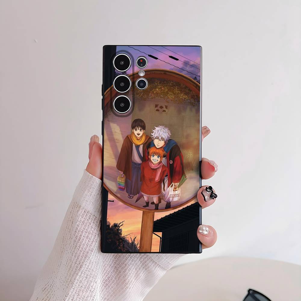Anime gintoki gintama Phone Case for Samsung S series s21 s22 s23 s24 s25 FE Plus Ultra TPU Soft to Skin-friendly case