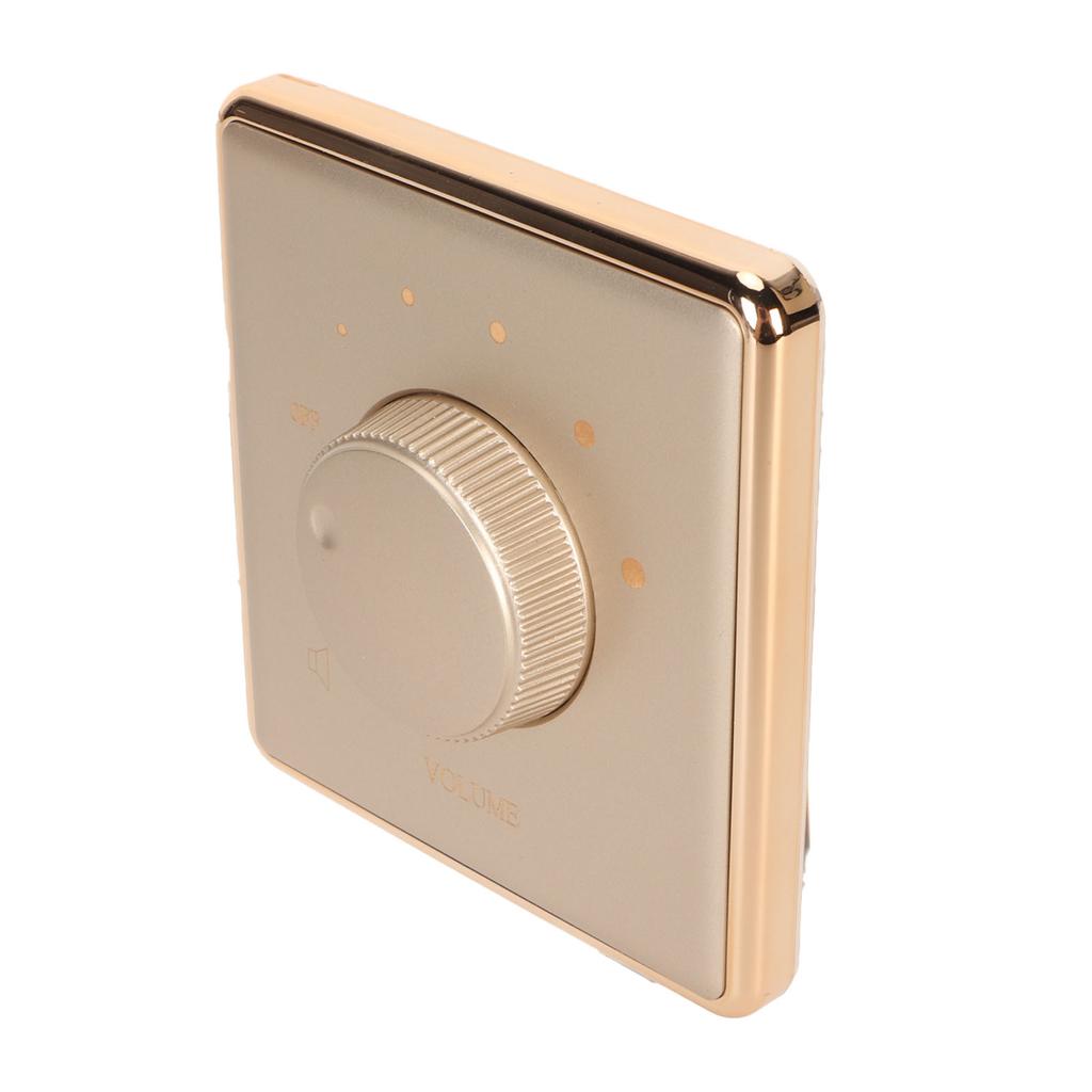 Wall Mount Volume Control Knob 10W Volume Control Wall Plate Rotary Knob Volume Controller for Home