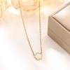 Women's Glossy Pearl Clover Jewelry Set: Bracelet, Necklace, Earrings, Ring
