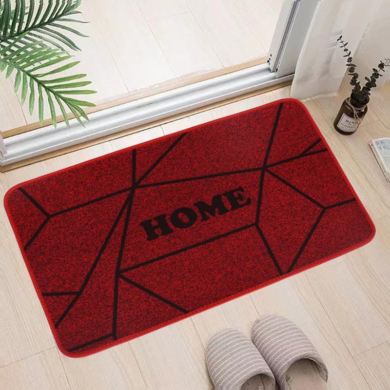 Anti-Slip Entrance Hallway Silk Loop Floor Mat for Dust Removal