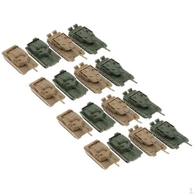 16 חלקים 4D טנק מודרני דגם 1:עיצוב שולחן כבד בצבע 144