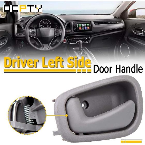 OCPTY Door Handle Interior Front Rear Left Driver Side Replacement fit 1998-2002 for Corolla Inside Door Handle Texture Grey