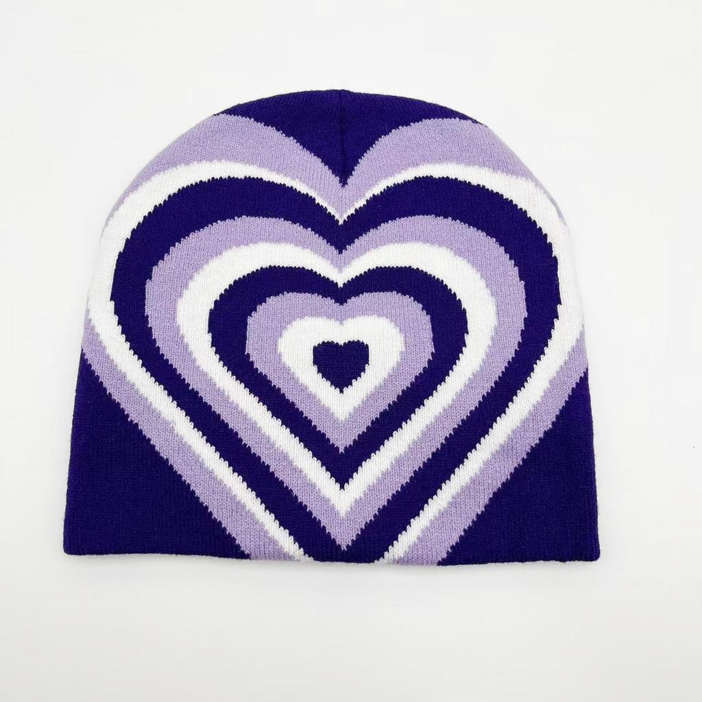 Halloween Series Jacquard Knitted Hat European and American Fashion Skull Portrait Beanie Pullover