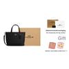 Coach City 15 Brand Logo Adjustable Detachable Shoulder Strap Leather Tote Bag Shopping Bag Crossbody Handbag Mini Women tote Black CW031-SVBK