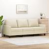 VidaXL 3-Seater Sofa, Living Room Sofa with Armrests and Back Cushions, Indoor Living Room Furniture, 359143