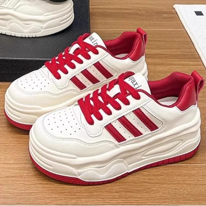 

Новые повседневные женские кроссовки с круглым носком и перекрестными ремешками, осенняя модная дышащая удобная спортивная обувь с увеличенной высотой NOK7-CX 35