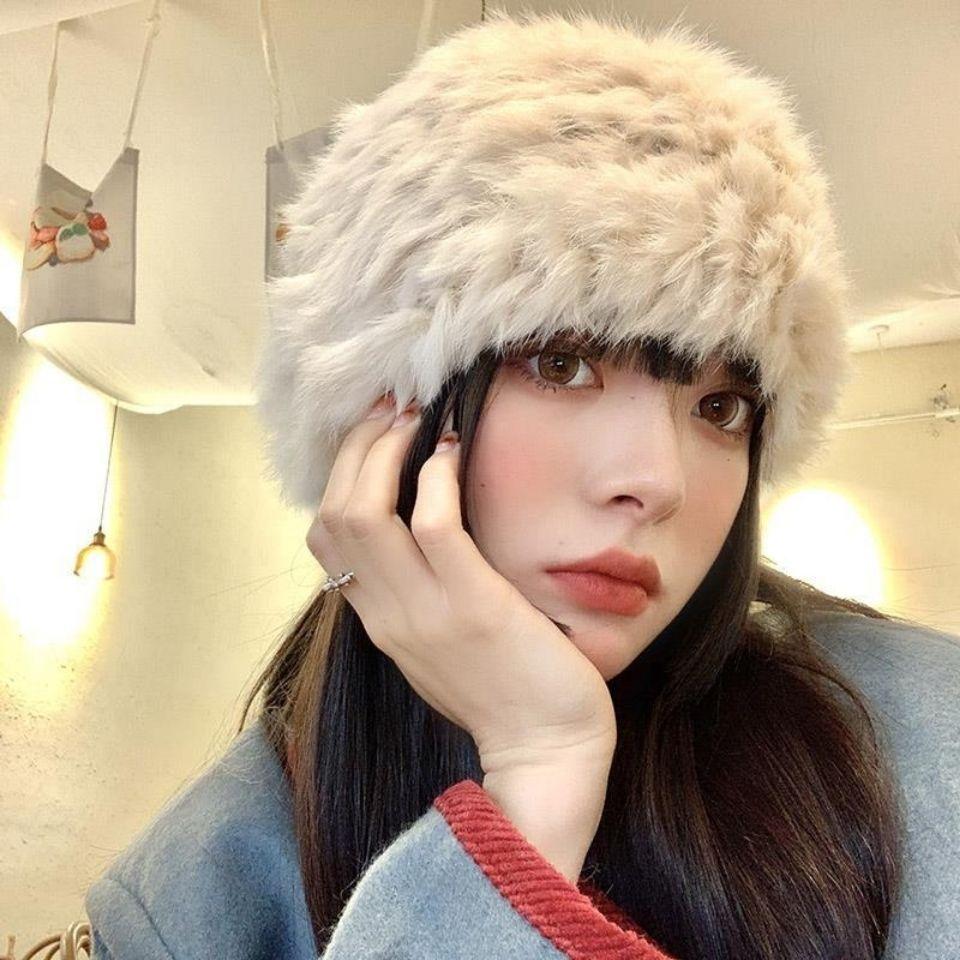 Thick and Warm Real Rabbit Peluche Pelliccia Cappello a maglia monopezzo  Donne Inverno Freddo All-match Cappello di lana Baotou a maglia acquista in  modo economico — spedizione gratuita, recensioni reali con foto —