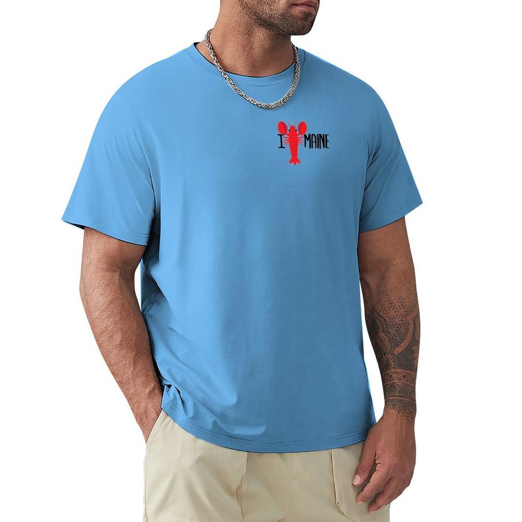 I love Maine T-Shirt oversized basketball graphic tees oversized t shirt shirts men