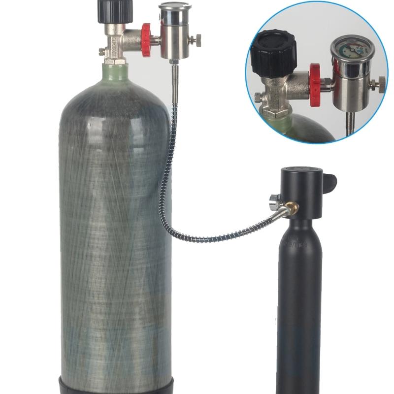 5/8inch Cylinder Refill Adapters Highly Pressure Air Tanks Charging Valves Large Air Tanks To Small Air Tanks Adapters