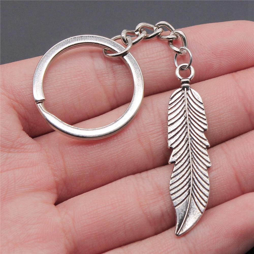 Angel Wings Feathers Heavenly Keychain for Girls Hot Sale Streetwear Bridesmaid Gift Retro Phone Charm