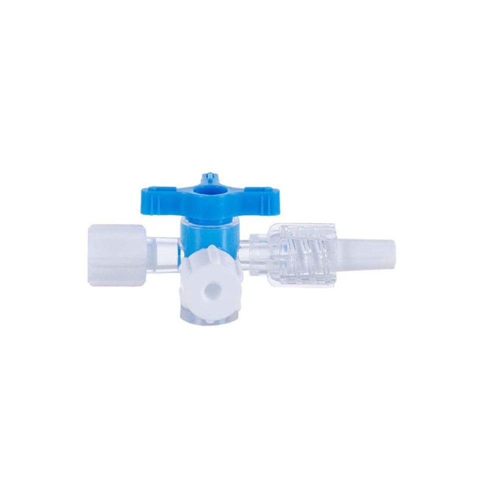 6pcs Plastic Ball Valve Male Lock Water Valve Disposable 3-Way Valve  School Projects