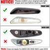 2pcs for BMW Led Dynamic Side Marker Turn Signal Light Sequential Blinker Light for E90 E91 E92 E93 E60 E87 E82 E46 Error Free